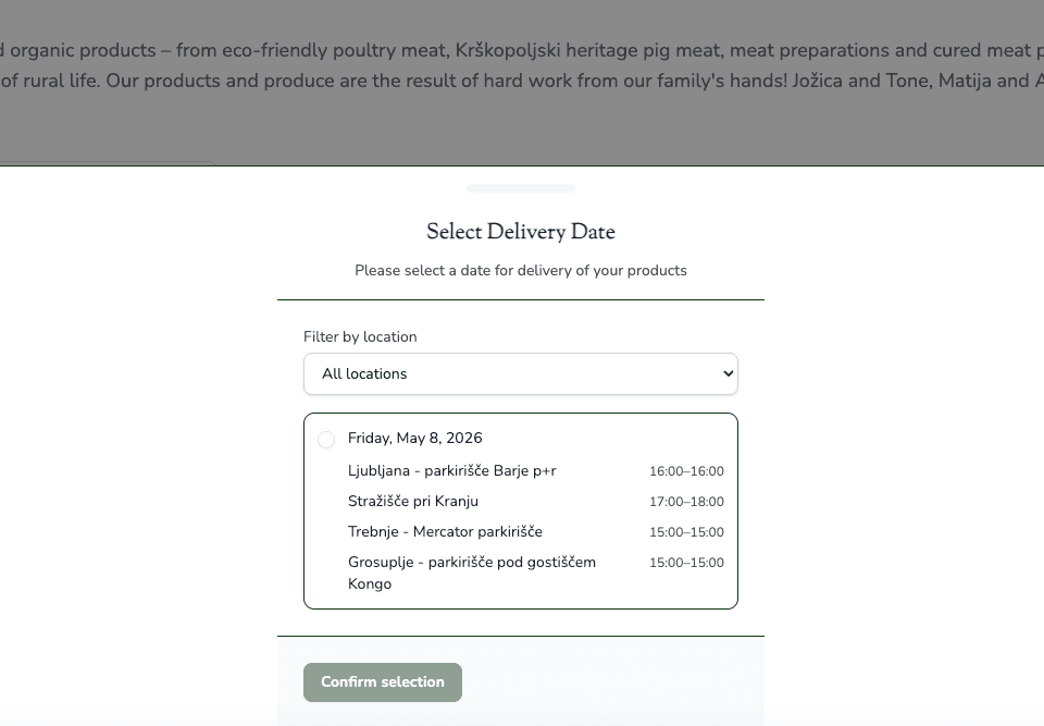 Ordering Built Around Delivery, Not Browsing